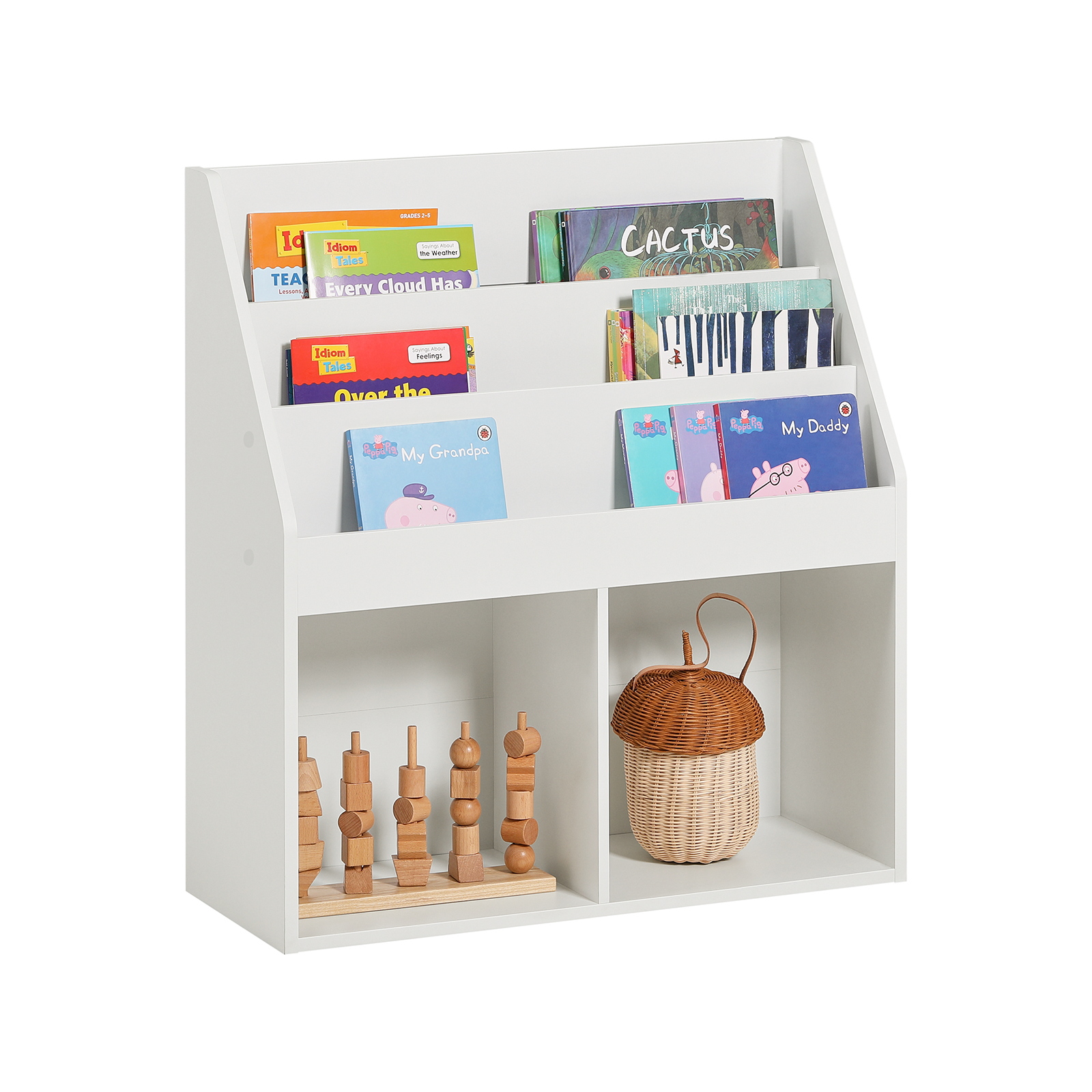 Bookcase with two compartments · KMB01-W